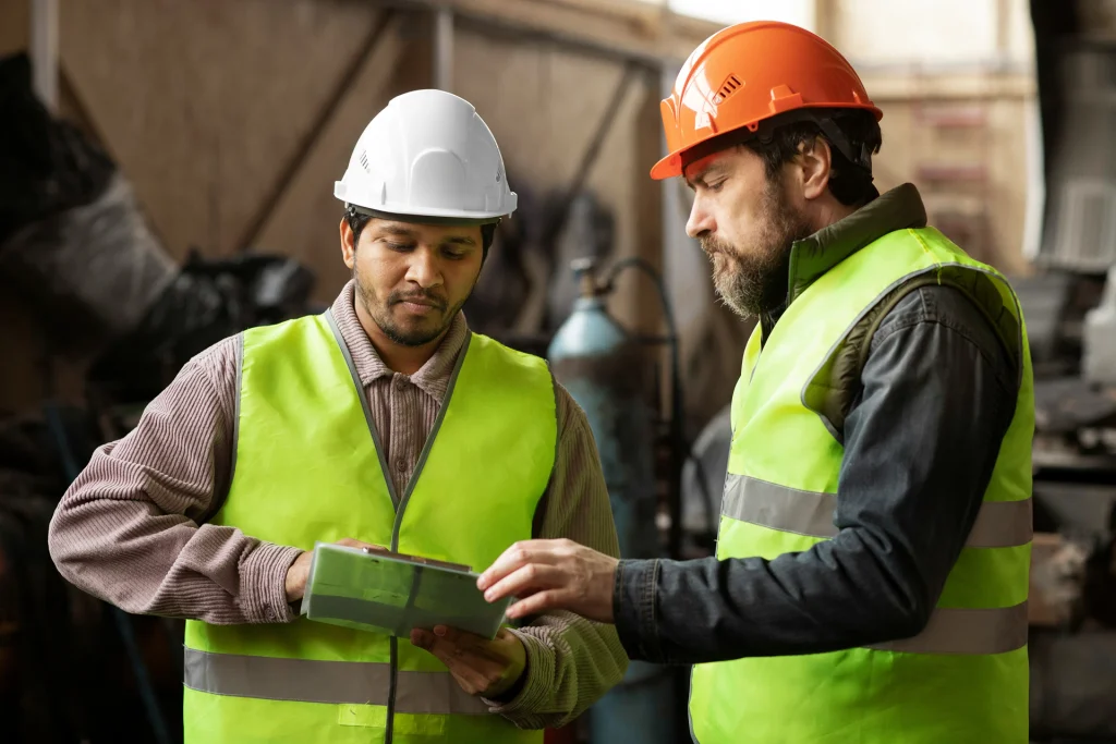 construction-workers-site-evaluation-plans